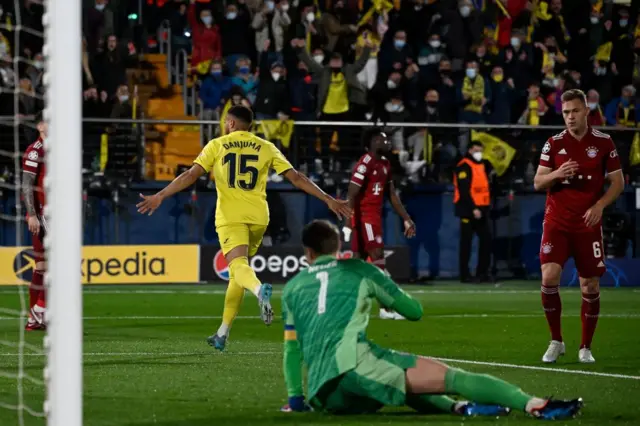 Villarreal v Bayern Munich.