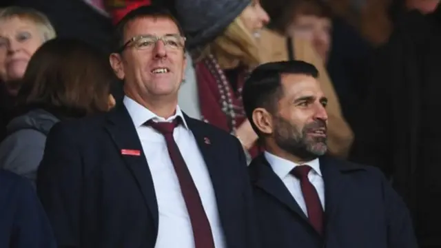 Former footballer Matt Le Tissier attends a match