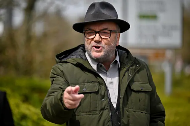 George Galloway during a recent election campaign