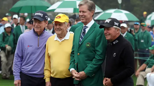 Tom Watson, Jack Nicklaus & Gary Player