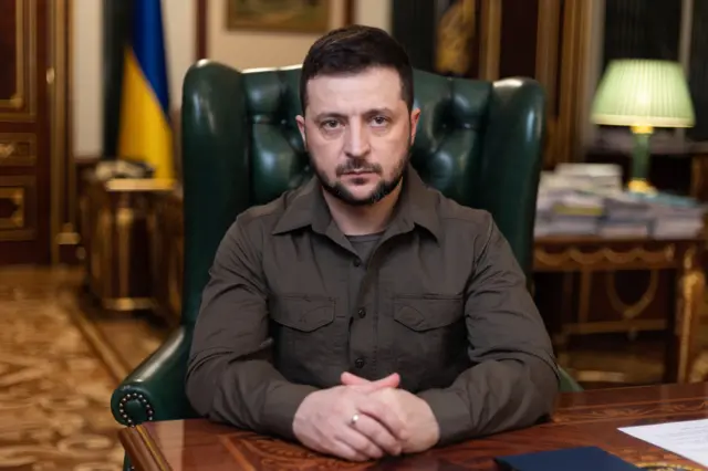 Ukrainian President Volodomyr Zelensky