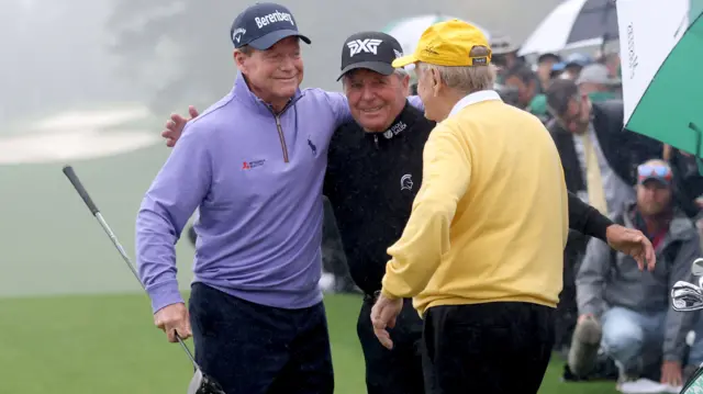 Tom Watson, Jack Nicklaus & Gary Player