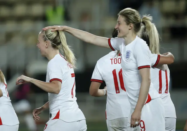 England celebrate