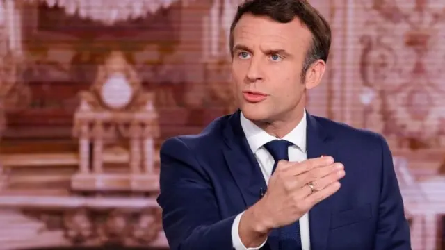 Macron in an interview