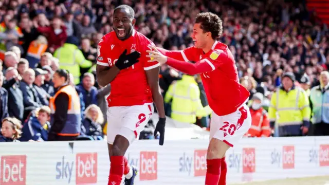 Nottingham Forest celebrate