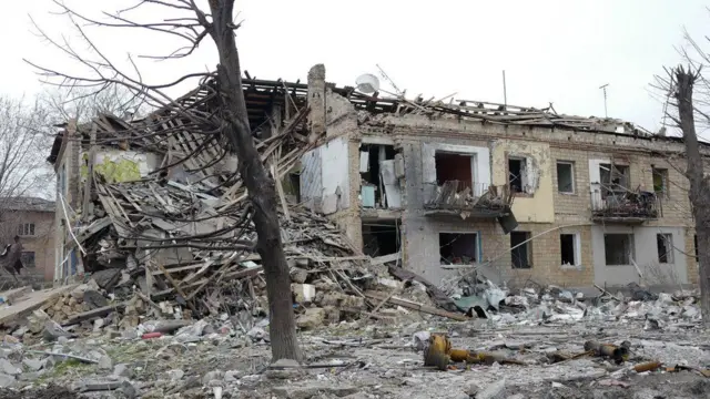 The BBC's Jeremy Bowen witnessed the destruction in Borodyanka a few days ago