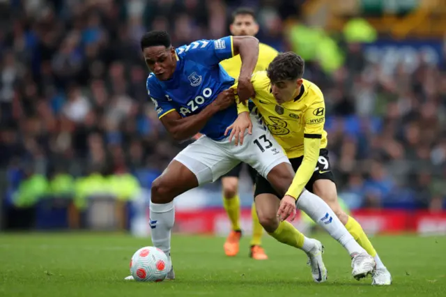 Kai Havertz and Yerry Mina