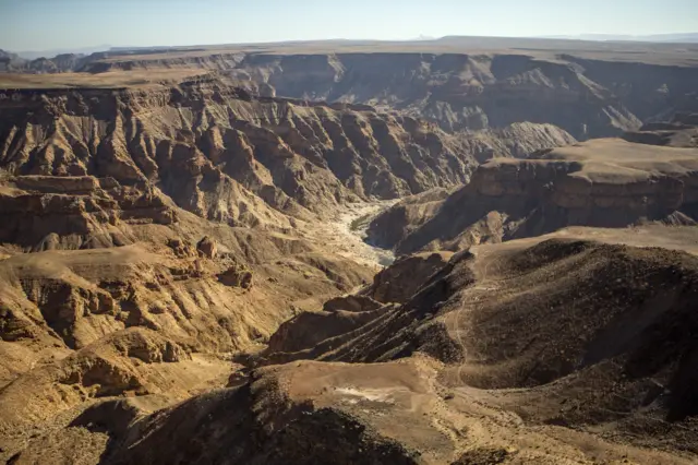 Views of the Fish River Canyon in Namibia