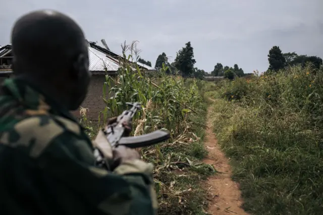 Congolese soldier