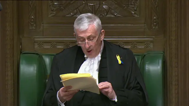 Speaker Lindsay Hoyle