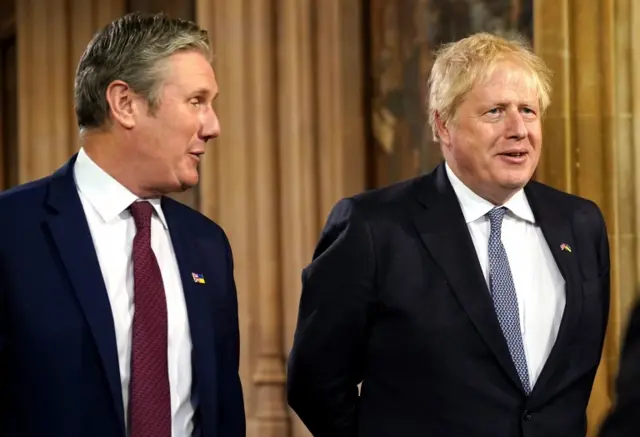 Boris Johnson and Keir Starmer