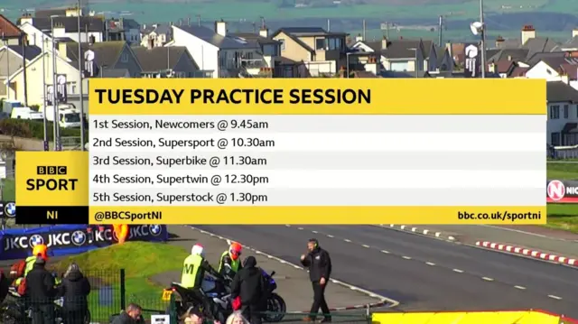 NW200 Tuesday practice