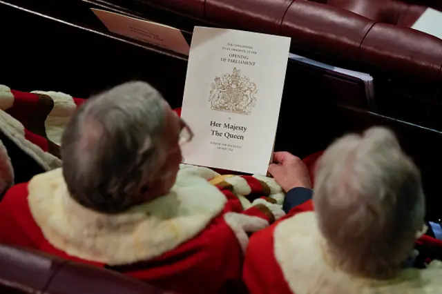 A peer in the House of Lords