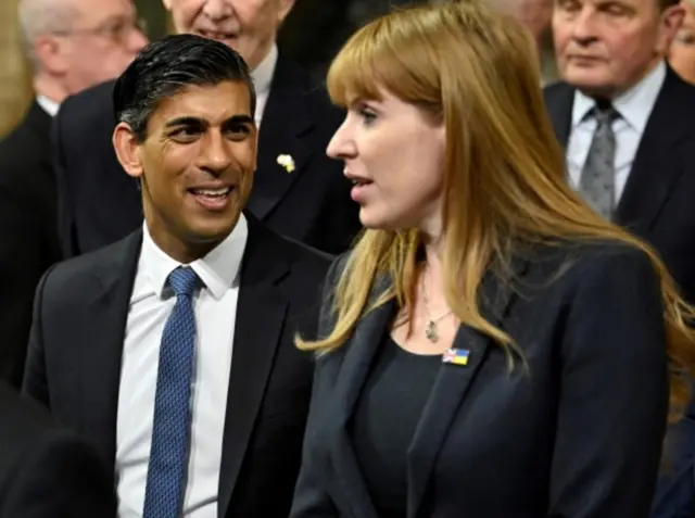 Angela Rayner and Rishi Sunak