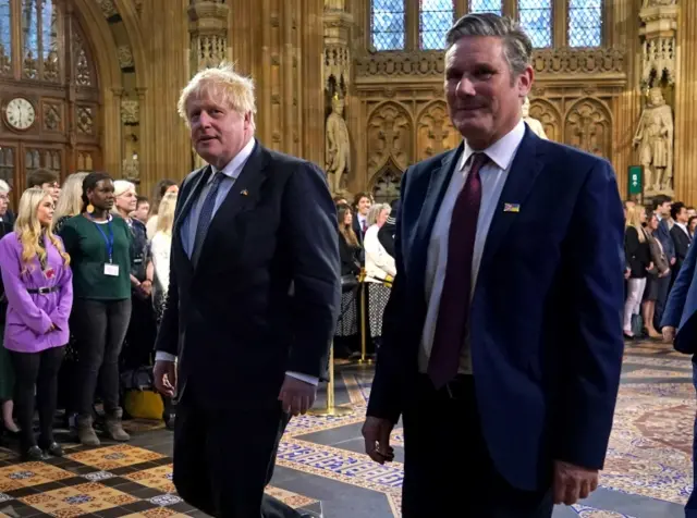 Boris Johnson and Keir Starmer