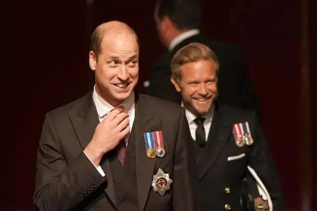 Prince William departs the House of Lords