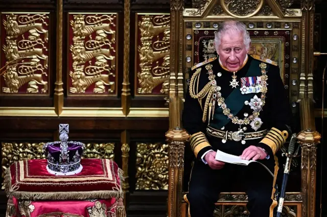 Prince Charles during the Queen's Speech