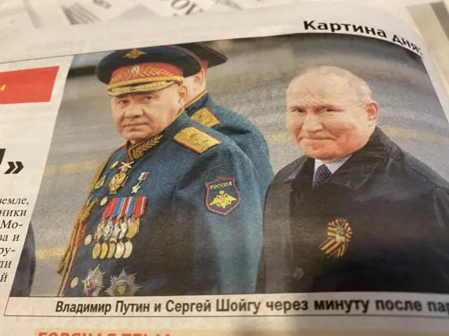 Russian newspapers report extensively on Vladimir Putin’s Victory Day speech, in which he likened the Soviet war against Nazi Germany with Russia’s offensive in Ukraine.