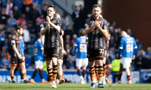 Dundee United didn't manage a shot on target at Ibrox