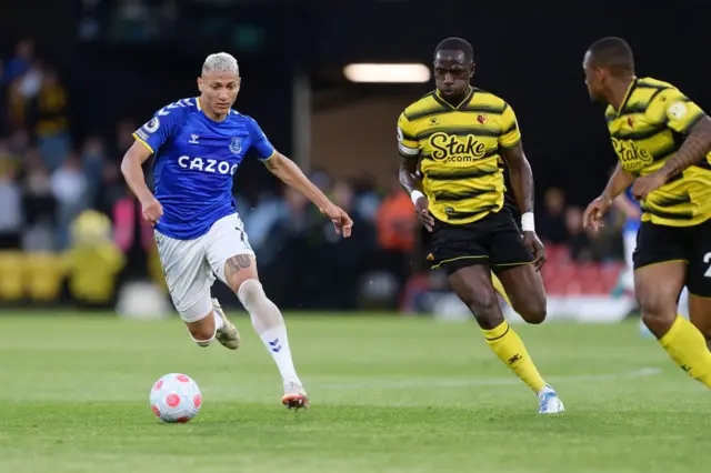 Richarlison and Mousa Sissoko