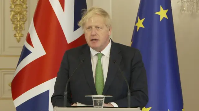 British Prime Minister Boris Johnson