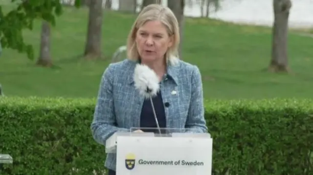 Swedish PM Magdalena Andersson