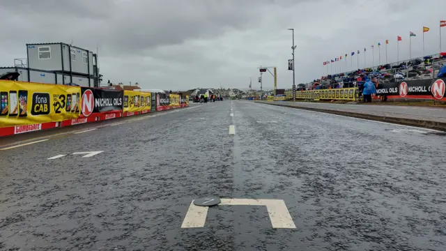 The wet North West 200 grid