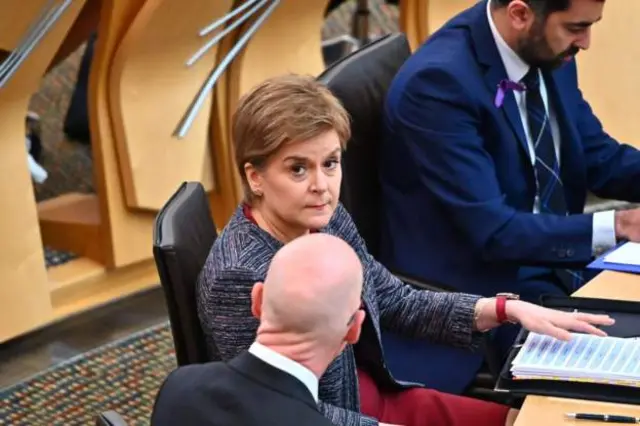 Nicola Sturgeon at FMQs