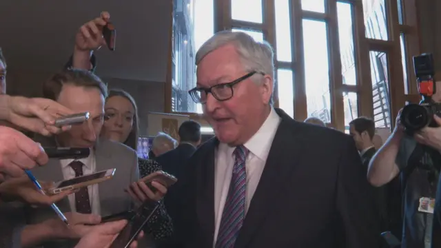 Fergus Ewing told reporters at Holyrood that the process was at an "early stage"