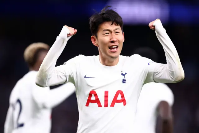 Son Heung-Min scores for Tottenham