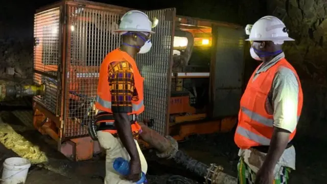 Rescue efforts at the mine