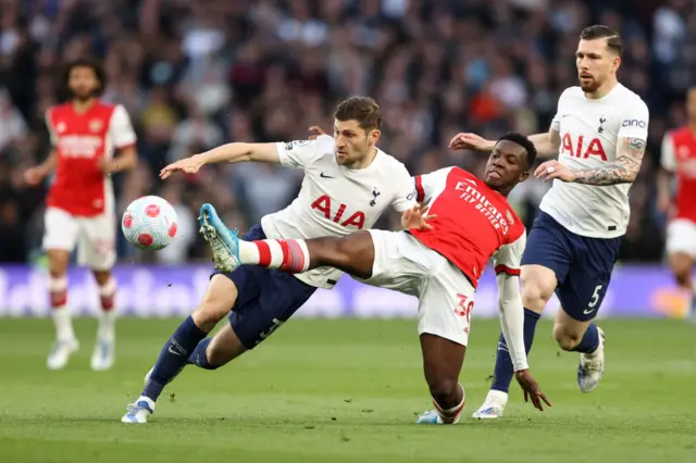 Arsenal forward Eddie Nketiah