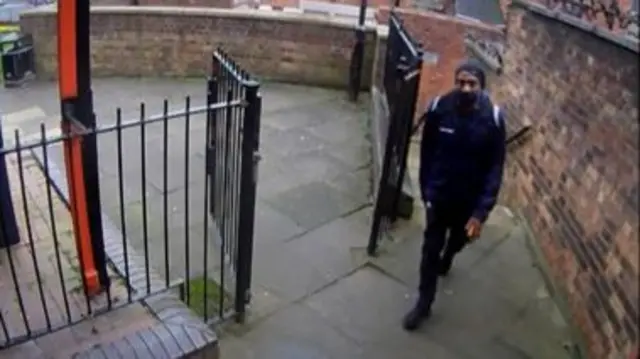 David Leonard caught on CCTV camera