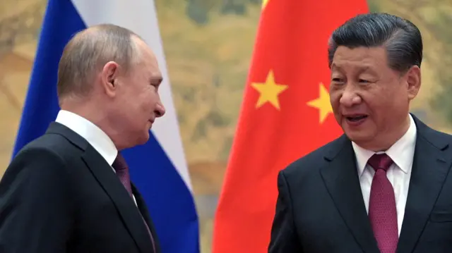 Preisdents Putin and Xi