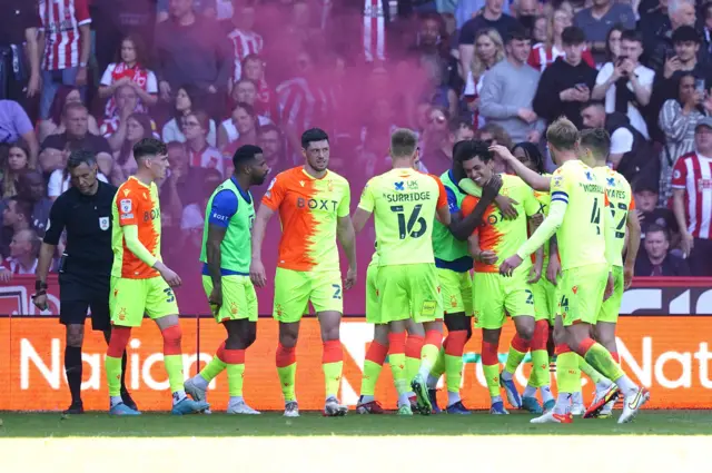 Nottingham Forest celebrate