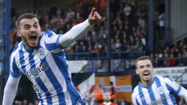 Danel Sinani put Huddersfield ahead with his seventh goal of the season