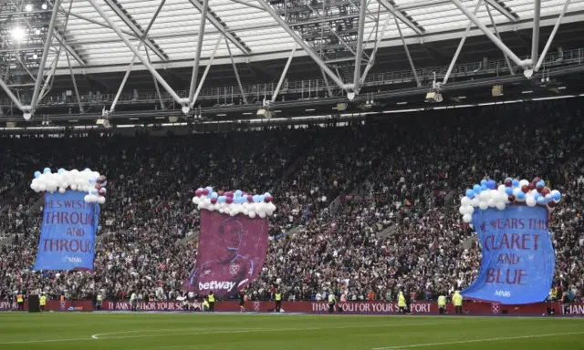 West Ham tributes to Mark Noble