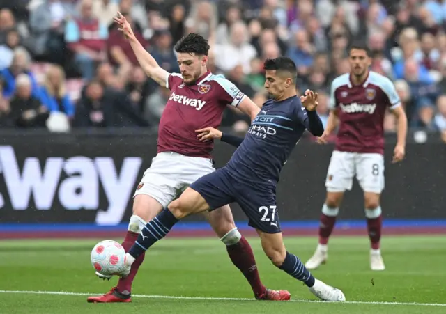 Joao Cancelo, Declan Rice, West Ham United, Manchester City