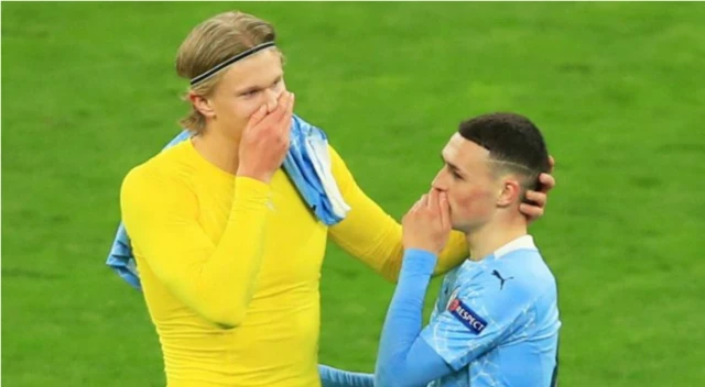 Erling Haaland and Phil Foden