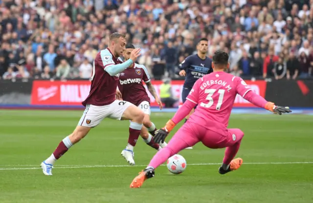 Jarrod Bowen, West Ham United, Manchester City