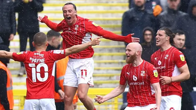 Swindon celebrate