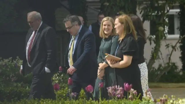 Stephen Farry and Alliance party delegation