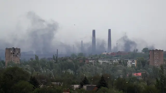 Azovstal steelworks in Mariupol