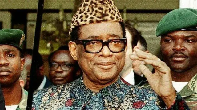 Former President Mobutu Sese Seko