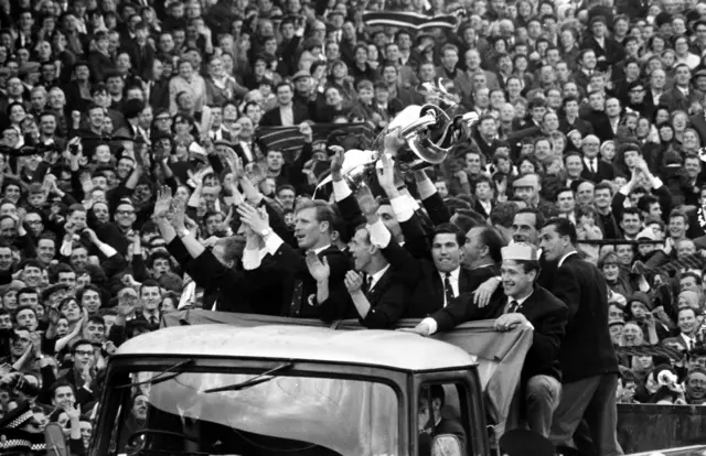 Celtic parade the European Cup