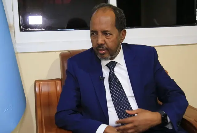 Newly elected President of Somalia Hassan Sheikh Mohamud