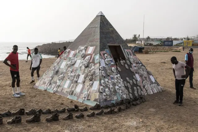 Art installation in Dakar