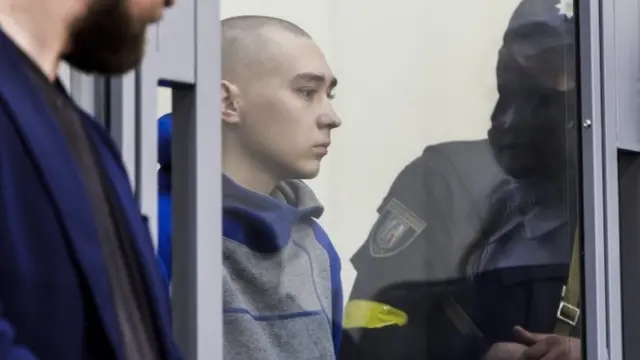 Vadim Shishimarin appears in court for a preliminary hearing