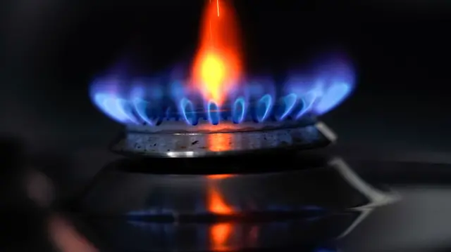 Gas hob burning