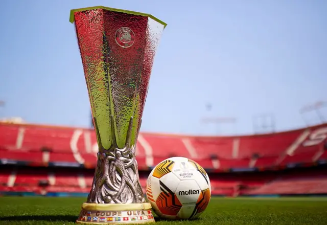 The Europa League trophy